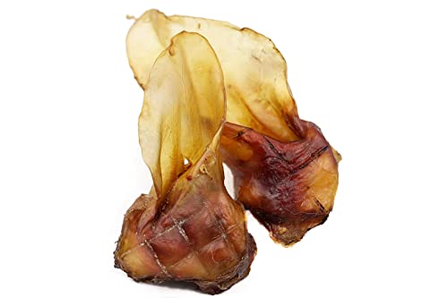 BREERs Getrocknete Rinderohren mit Muschel 1 Kg aus eigener Deutscher Herstellung, Kauartikel für Groß & Klein BREERs Getrocknete Rinderohren mit Muschel 1 Kg aus eigener Deutscher Herstellung, Kauartikel für Groß & Klein von Hunde Helden