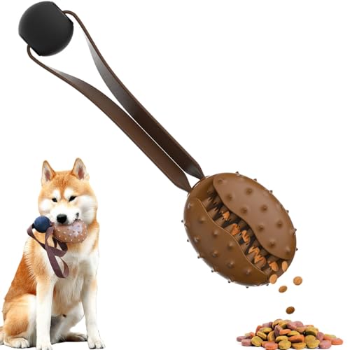 Hundespielzeug Intelligenz, Kauspielzeug Hund Unzerstörbar, Snackball Futterball mit Elastisches Schnur, Interaktives Intelligenzspielzeug Zerrspielzeug für Kleine und Große Hunde Hundespielzeug Intelligenz, Kauspielzeug Hund Unzerstörbar, Snackball Futterball mit Elastisches Schnur, Interaktives Intelligenzspielzeug Zerrspielzeug für Kleine und Große Hunde von Hundespielzeug