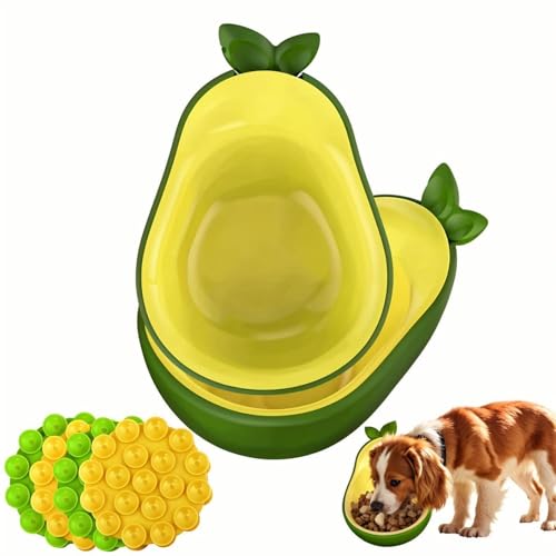 Katzennapf 2 Stück Katzenfutternapf Hundenapf Welpennapf mit Doppelseitigem Saugnapf, Umstoßsicherer Hundefressnäpfe Wassernapf Futternapf für Katze Kätzchen Kleine Hunde Kaninchen von Hundespielzeug