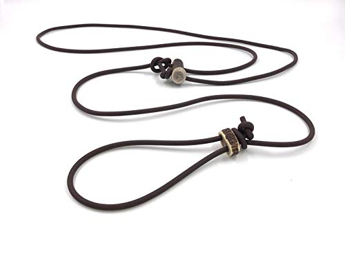 Hundewelt-Pfalz Biothane Flüsterleine Pirschleine Jagdleine Coated Rope, 6mm x 320cm Schwarz von Hundewelt-Pfalz
