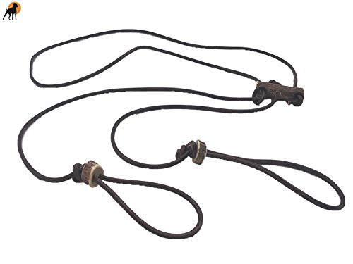 Lautlose Jagdleine Flüsterleine Retrieverleine Twin aus Rundleder 6mm x ca. 300cm für 2 Hunde, Dunkelbraun Lautlose Jagdleine Flüsterleine Retrieverleine Twin aus Rundleder 6mm x ca. 300cm für 2 Hunde, Dunkelbraun von Hundewelt-Pfalz