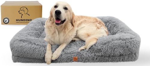 Hundino Orthopädisches Hundebett für große und mittelgroße Hunde, 80 x 50 x 15 cm, maximaler Komfort und ergonomische Unterstützung, wasserdicht, waschbar und abnehmbarer Bezug, Grau Hundino Orthopädisches Hundebett für große und mittelgroße Hunde, 80 x 50 x 15 cm, maximaler Komfort und ergonomische Unterstützung, wasserdicht, waschbar und abnehmbarer Bezug, Grau von Hundino