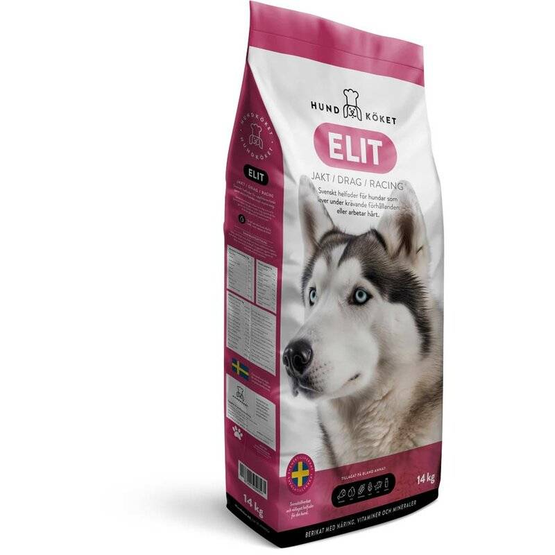Hundköket Elit für sehr aktive Hunde14 kg (3,98 € pro 1 kg) von Hundköket