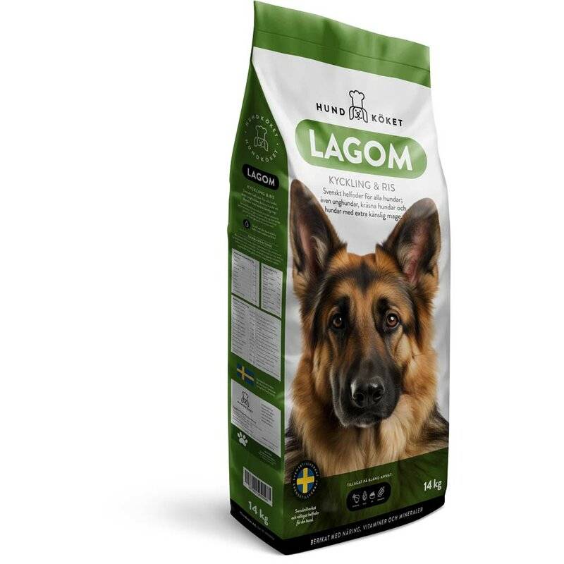 Hundk�ket Lagom Gefl�gel und Reis 14 kg (4,00 € pro 1 kg) von Hundk�ket