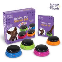 Hunger For Words Talking Pet Starter Set | aufnahmefähige Tasten für Hunde Hunger For Words Talking Pet Starter Set | aufnahmefähige Tasten für Hunde von Hunger For Words
