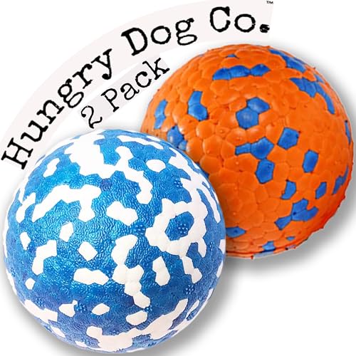 Hungry Dog Co. Super langlebige Premium-Hundebälle, haustiersicheres Hundespielzeug für Spaß und Spiel. Sehr federnd und langlebig, ideal für aggressive Kauer, stimulierende Farben und Muster, 2 Hungry Dog Co. Super langlebige Premium-Hundebälle, haustiersicheres Hundespielzeug für Spaß und Spiel. Sehr federnd und langlebig, ideal für aggressive Kauer, stimulierende Farben und Muster, 2 von Hungry Dog Co.