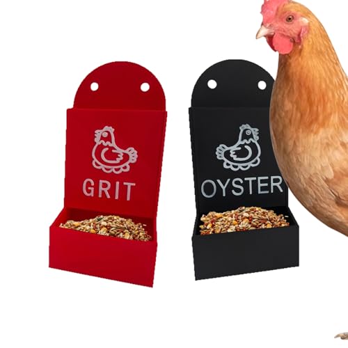 HunicandIU Hühner Grit Futterautomat,Geflügel Futtertrog | Geflügel Futterautomat 2 Stücke Für Hühnerstall Und Farm Futterspender HunicandIU Hühner Grit Futterautomat,Geflügel Futtertrog | Geflügel Futterautomat 2 Stücke Für Hühnerstall Und Farm Futterspender von HunicandIU