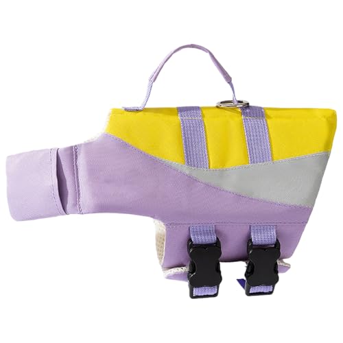 HunicandIU Hunde Schwimmweste - Hunde Schwimmweste Mit Verstellbaren Trägern | wasserdichte Schwimmhilfe Für Welpen Outdoor Bootssicherung Pool-Aktivitäten von HunicandIU