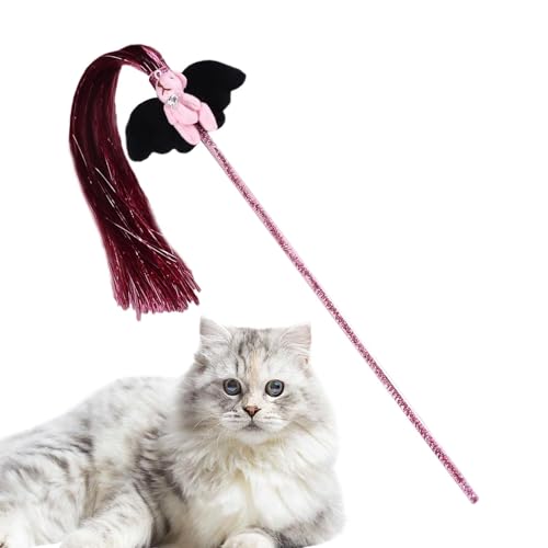 HunicandIU Katzenstab-Spielzeug für Hauskatzen,Quasten-Katzenstab | Niedlicher Pet Play Teaser Zauberstab - PetToys Cat Wands Katzenspielzeug-Zauberstab mit Quaste zum Spielen mit Kätzchen HunicandIU Katzenstab-Spielzeug für Hauskatzen,Quasten-Katzenstab | Niedlicher Pet Play Teaser Zauberstab - PetToys Cat Wands Katzenspielzeug-Zauberstab mit Quaste zum Spielen mit Kätzchen von HunicandIU
