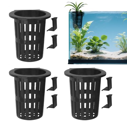 HunicandIU Teichpflanzenkörbe,Aquarienpflanzentöpfe Mit Haken Und Saugnapf - Zubehör Für Aquarien Terrarien Und Paludarien HunicandIU Teichpflanzenkörbe,Aquarienpflanzentöpfe Mit Haken Und Saugnapf - Zubehör Für Aquarien Terrarien Und Paludarien von HunicandIU
