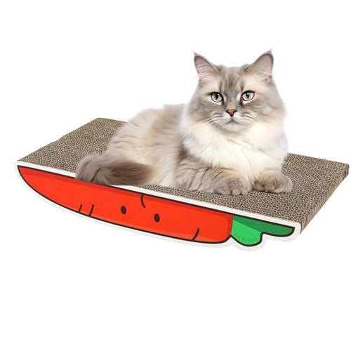 Katzen Kratzbrett, Pflanzliche Wellpappe, Katzenkratzbretter Aus Karton, Katzenbett, Katzenkratzbrett In Bananen Zwiebel Karottenform, Langlebige Katzenliege, Für Hauskatzen Katzen Kratzbrett, Pflanzliche Wellpappe, Katzenkratzbretter Aus Karton, Katzenbett, Katzenkratzbrett In Bananen Zwiebel Karottenform, Langlebige Katzenliege, Für Hauskatzen von HunicandIU