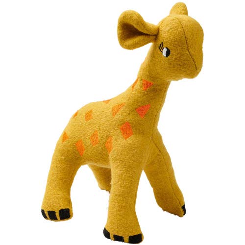 HUNTER EIBY Hundespielzeug, upgecyceltes Außenmaterial, recycelte Füllung, 18 cm, Giraffe von HUNTER