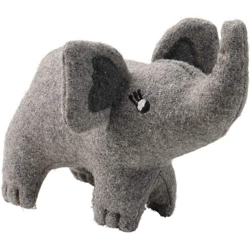 HUNTER EIBY Hundespielzeug, upgecyceltes Außenmaterial, recycelte Füllung, 19 cm, Elefant von HUNTER