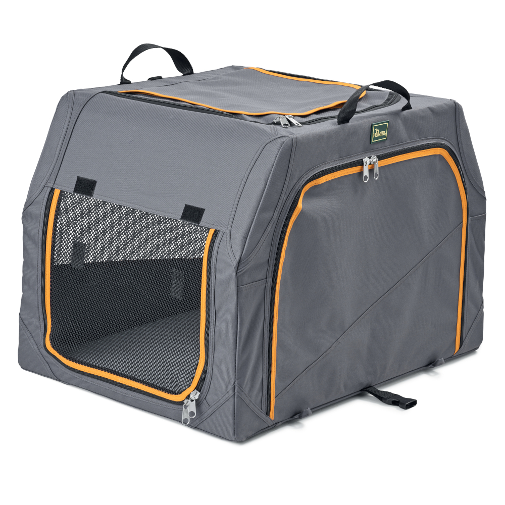 HUNTER Faltbare Hundebox mit Aluminium-Gestell - Größe M: L 76 x B 51 x H 84 cm HUNTER Faltbare Hundebox mit Aluminium-Gestell - Größe M: L 76 x B 51 x H 84 cm von Hunter