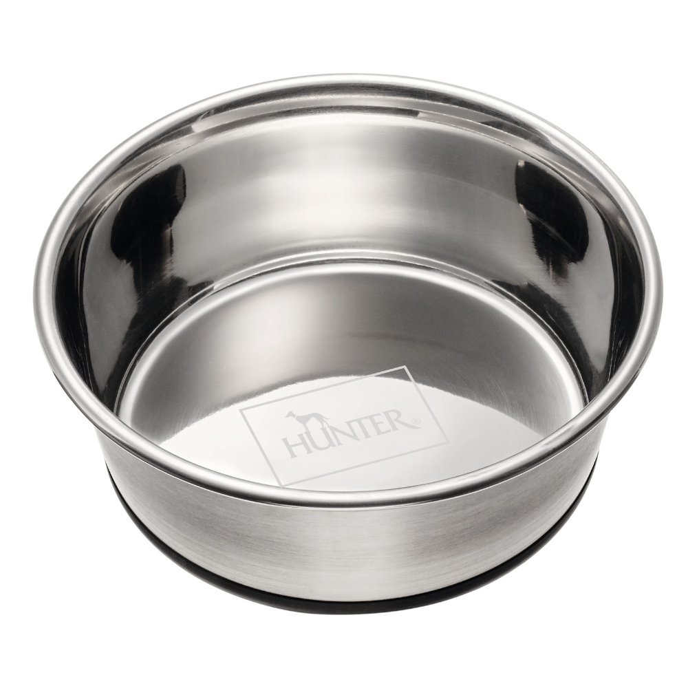 HUNTER Fressnapf aus Edelstahl - Sparset: 2 x 1,9 l, Ø 20 cm von Hunter