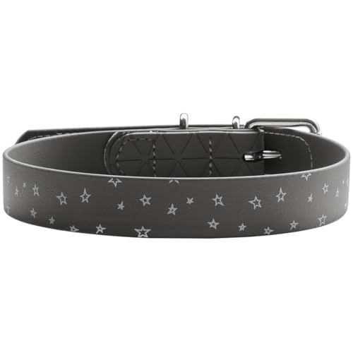 Halsband Convenience Reflect S (40), grau Sterne Halsband Convenience Reflect S (40), grau Sterne von HUNTER