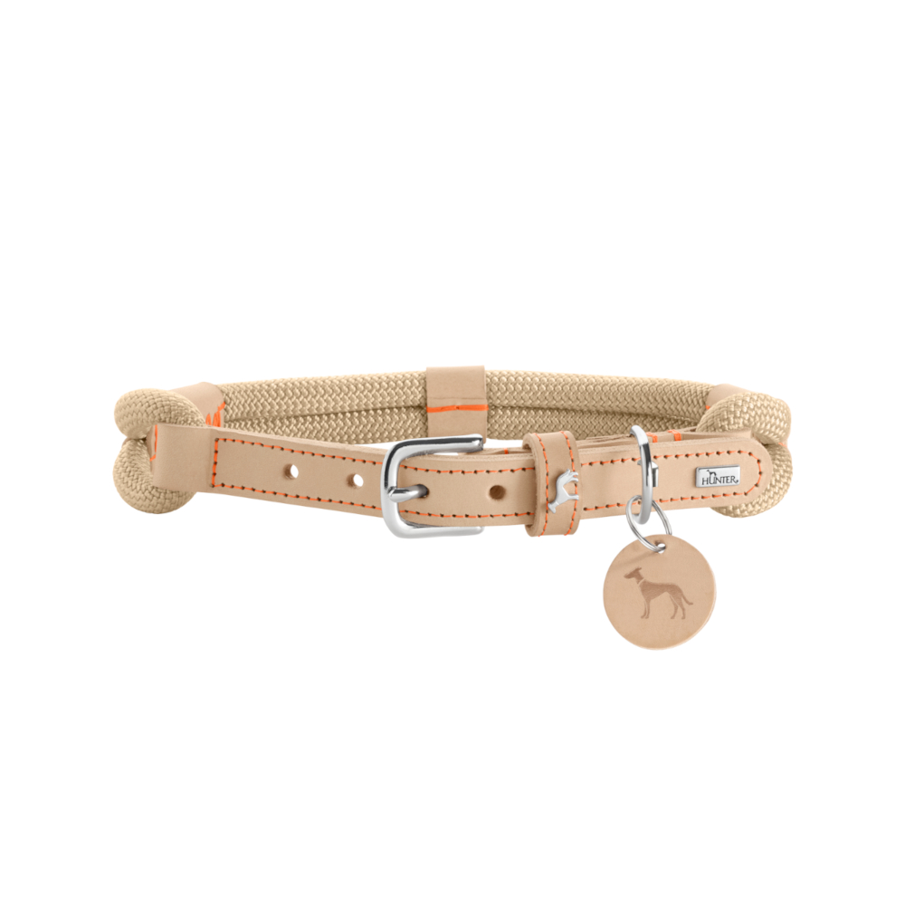 HUNTER Halsband Malia, beige/natur - Größe 45/S: 35 - 40 cm Halsumfang HUNTER Halsband Malia, beige/natur - Größe 45/S: 35 - 40 cm Halsumfang von Hunter
