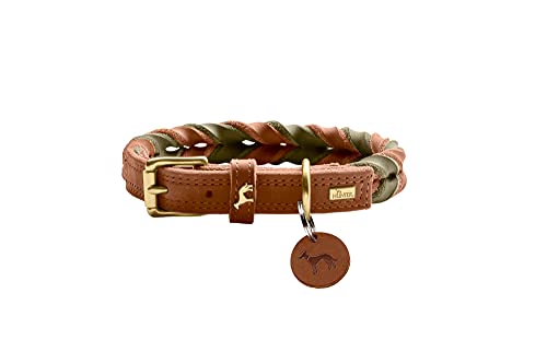 Halsband Solid Education Duo Farbe Cognac/Oliv, Größe 40 Halsband Solid Education Duo Farbe Cognac/Oliv, Größe 40 von HUNTER