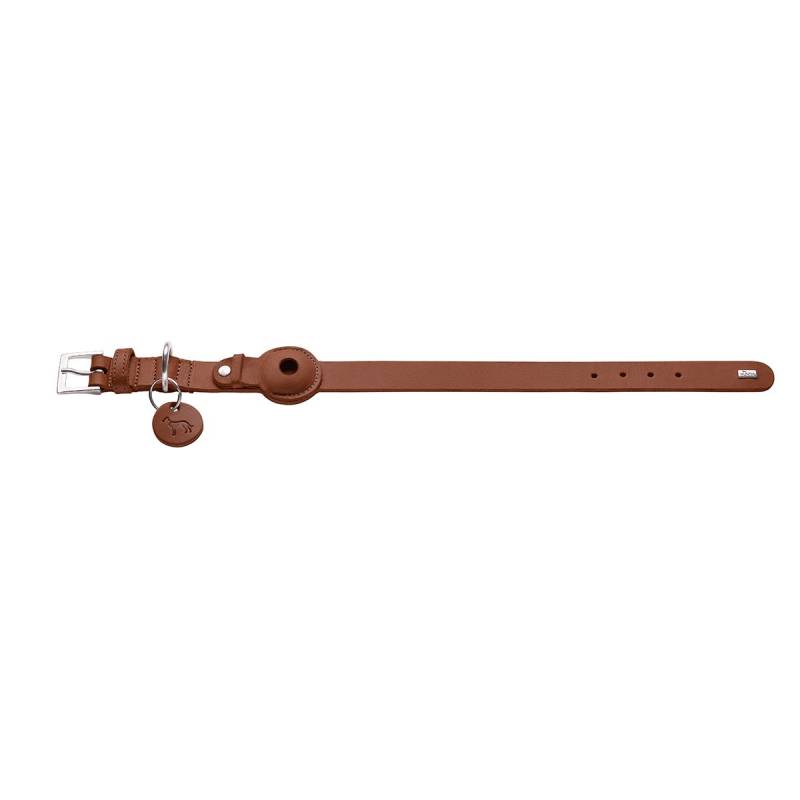 HUNTER Halsband Viborg cognac AirTag Halter 55/M von Hunter