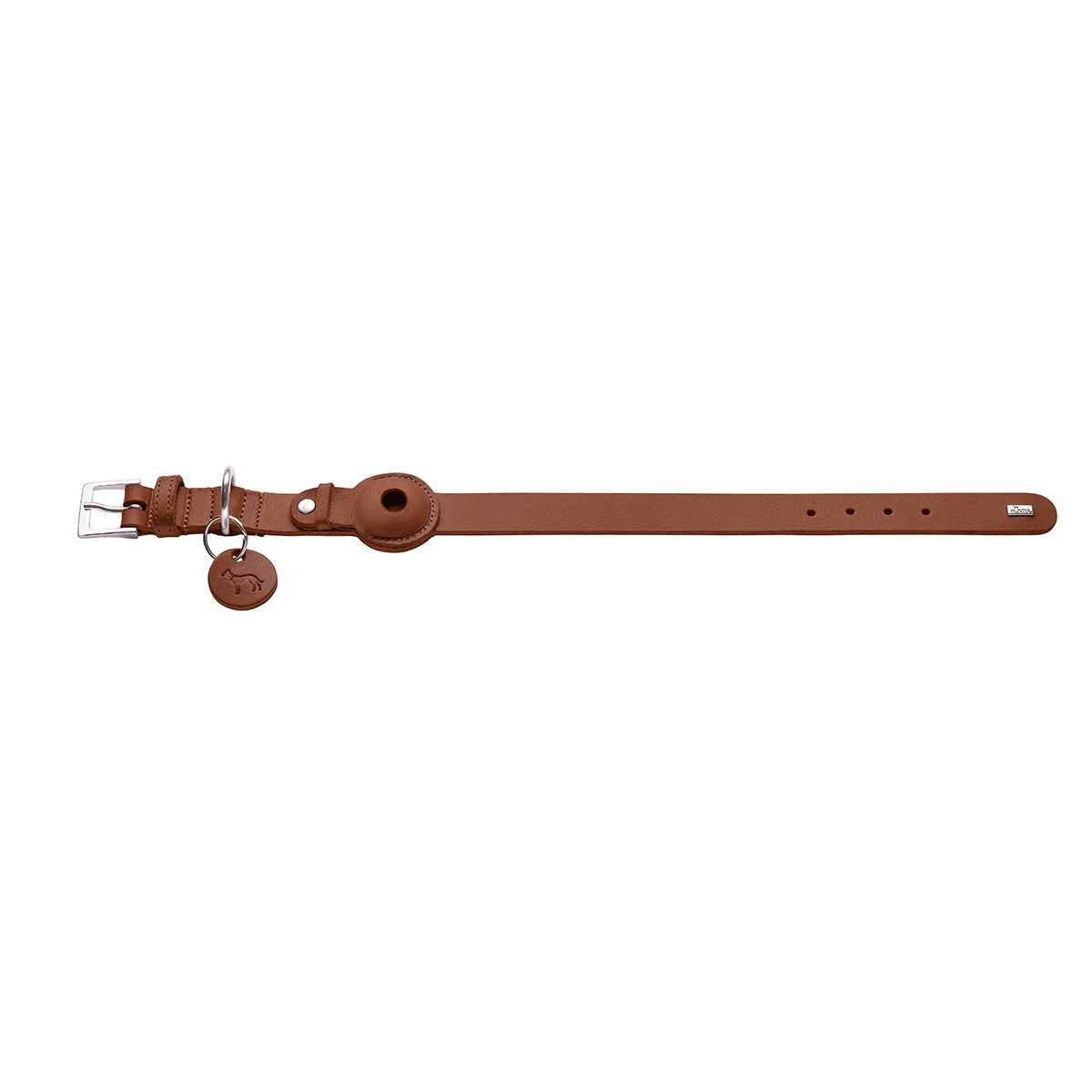 HUNTER Halsband Viborg cognac AirTag Halter 60/M-L HUNTER Halsband Viborg cognac AirTag Halter 60/M-L von Hunter