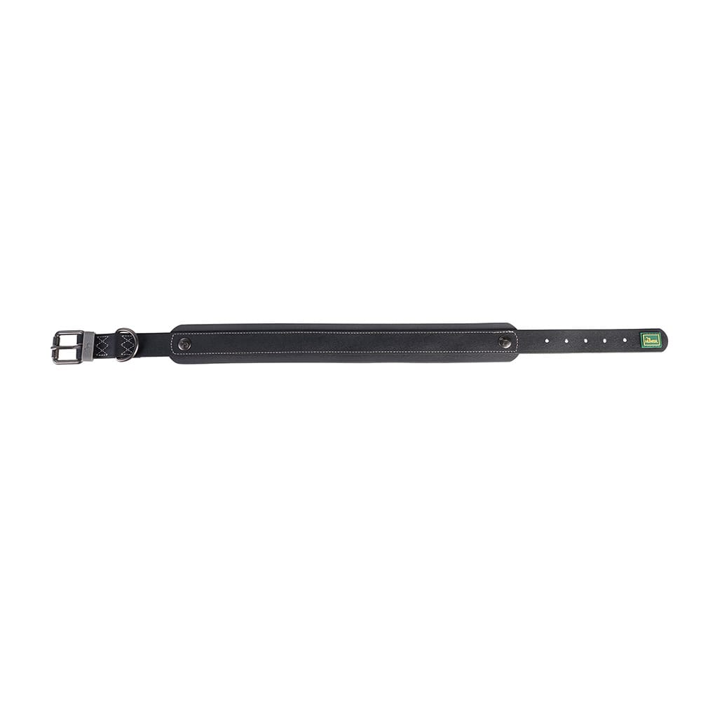 HUNTER Hunde-Halsband Havanna schwarz, Gr. 50, Breite: ca. 3,5 cm, Länge: ca. 37 - 45 cm von Hunter