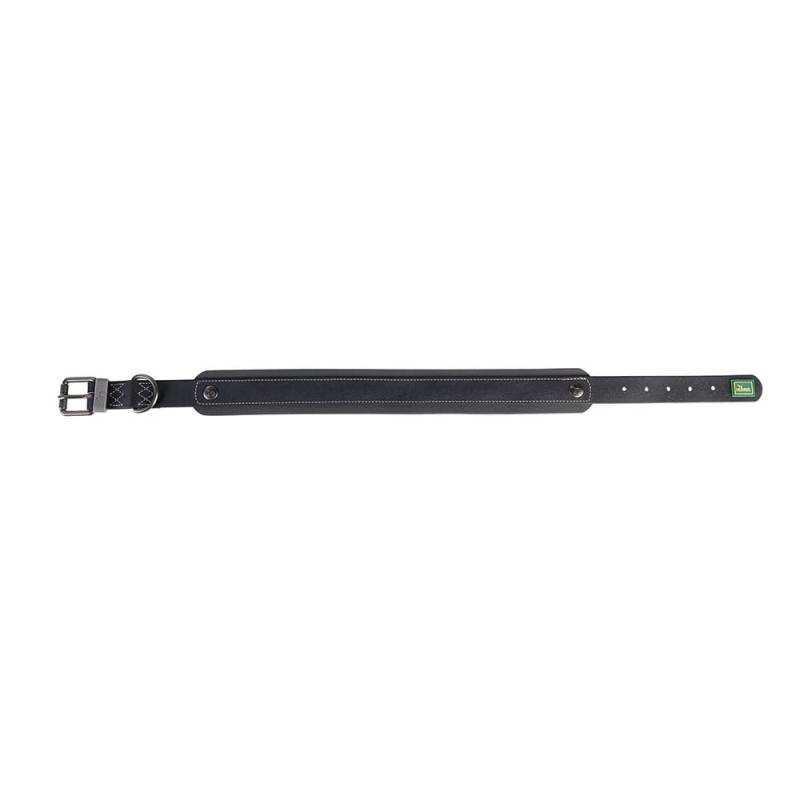 HUNTER Hunde-Halsband Havanna schwarz, Gr. 50, Breite: ca. 3,5 cm, Länge: ca. 37 - 45 cm von Hunter