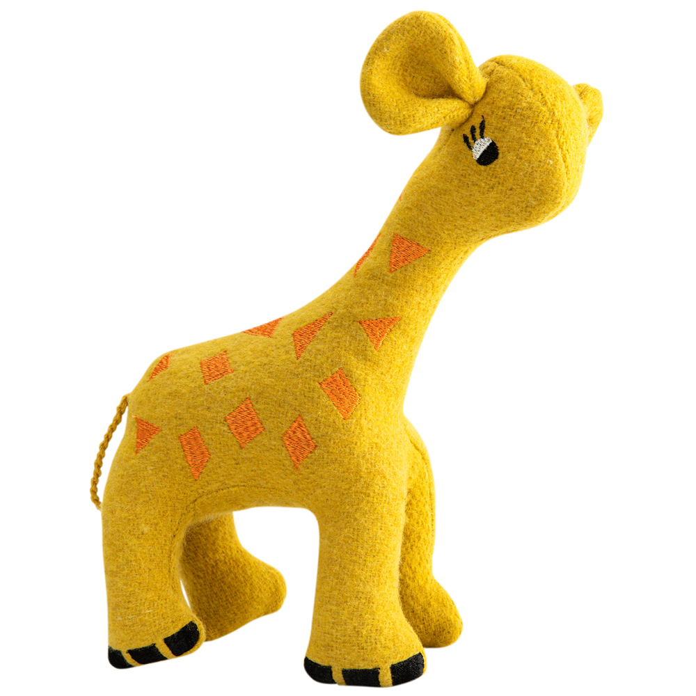 HUNTER Hunde-Plüschspielzeug Eiby Giraffe gelb, Länge: ca. 21 cm von Hunter