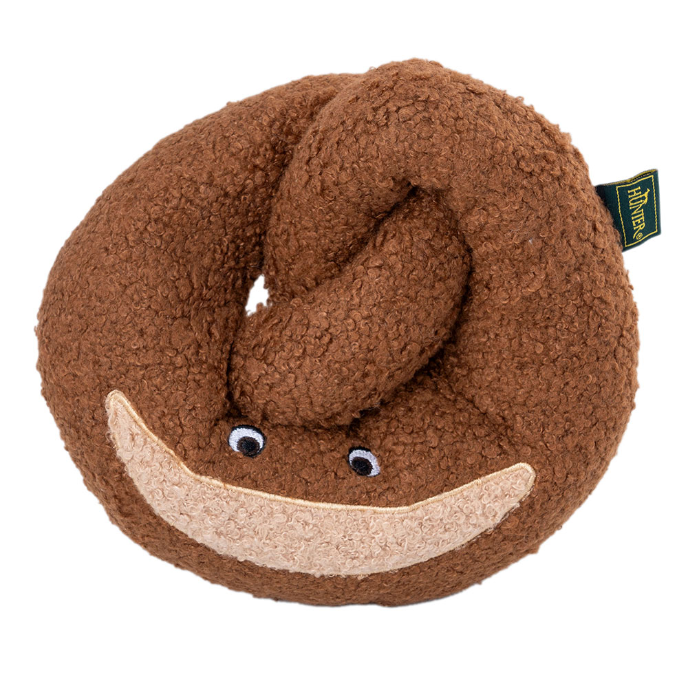 HUNTER Hunde-Spielzeug BELEM Brezel braun, Länge: ca. 19 cm von Hunter