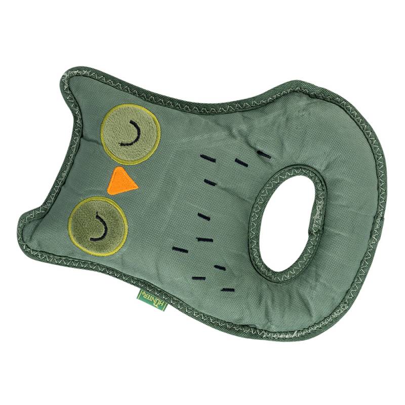 HUNTER Hunde-Spielzeug Tough Tundra Eule grün, Länge: ca. 26 cm von Hunter