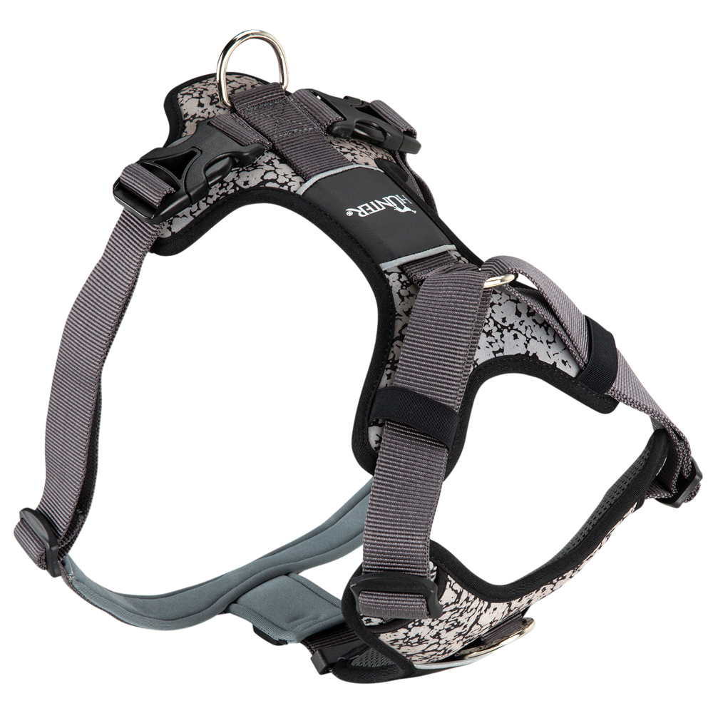 HUNTER Hundegeschirr Divo Reflect schwarz/grau, Gr. S-M, Breite: ca. 2,0 cm, Bauchumfang: ca. 52 - 68 cm, Halsumfang: ca. 30 - 42 cm HUNTER Hundegeschirr Divo Reflect schwarz/grau, Gr. S-M, Breite: ca. 2,0 cm, Bauchumfang: ca. 52 - 68 cm, Halsumfang: ca. 30 - 42 cm von Hunter