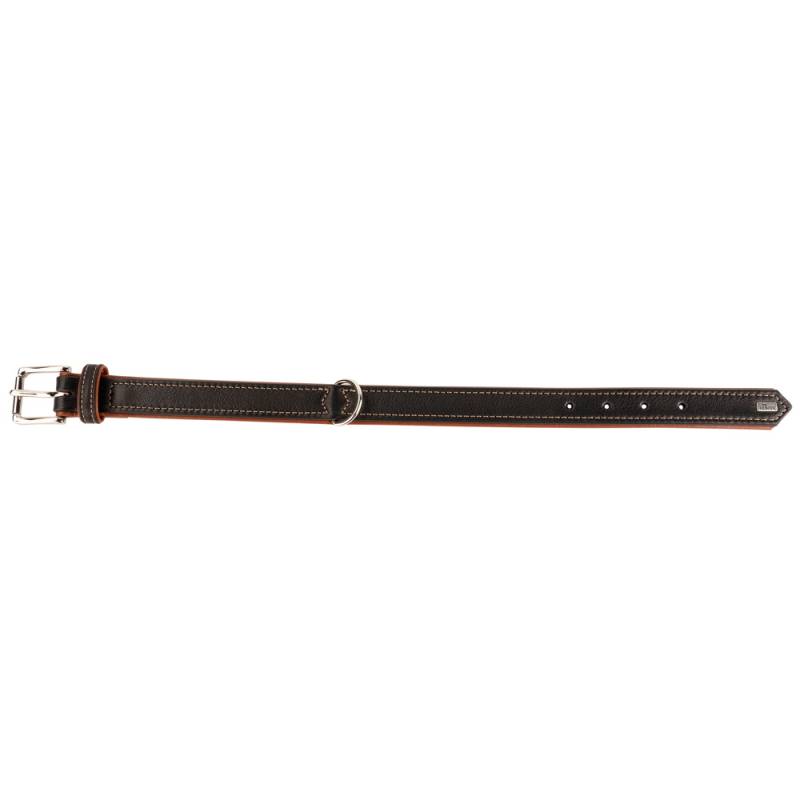 HUNTER Hundehalsband Canadian Up schwarz/cognac, Gr. 45, Breite: ca. 2,8 cm, Halsumfang: ca. 33 - 39 cm HUNTER Hundehalsband Canadian Up schwarz/cognac, Gr. 45, Breite: ca. 2,8 cm, Halsumfang: ca. 33 - 39 cm von Hunter