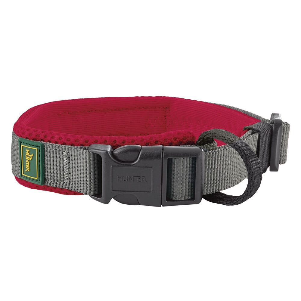 HUNTER Hundehalsband Maldon rot/grau, Gr. L, Breite: ca. 2,5 cm, Halsweite: ca. 45 - 55 cm HUNTER Hundehalsband Maldon rot/grau, Gr. L, Breite: ca. 2,5 cm, Halsweite: ca. 45 - 55 cm von Hunter