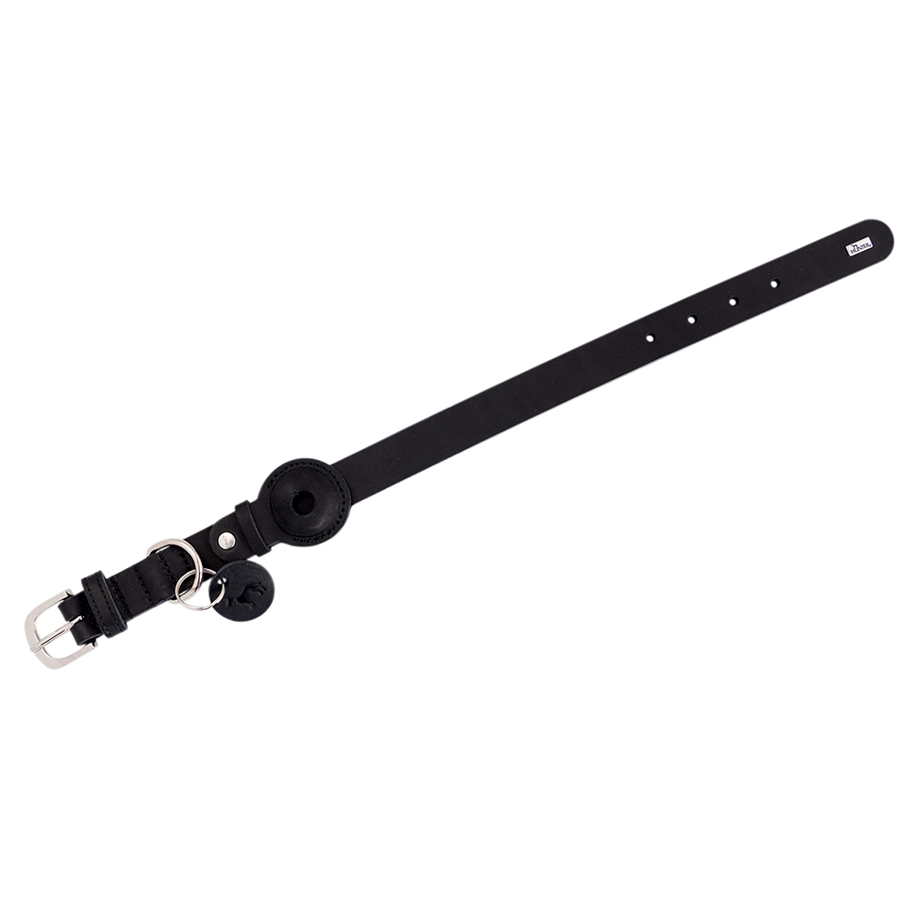 HUNTER Hundehalsband mit Apple AirTag-Halter Viborg schwarz, Gr. 45, Länge: ca. 45 cm, Halsweite: ca. 32 – 38 cm HUNTER Hundehalsband mit Apple AirTag-Halter Viborg schwarz, Gr. 45, Länge: ca. 45 cm, Halsweite: ca. 32 – 38 cm von Hunter
