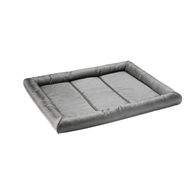 HUNTER Hundematte Vermont, grau - Größe XL: L 120 x B 100 x H 9 cm von Hunter