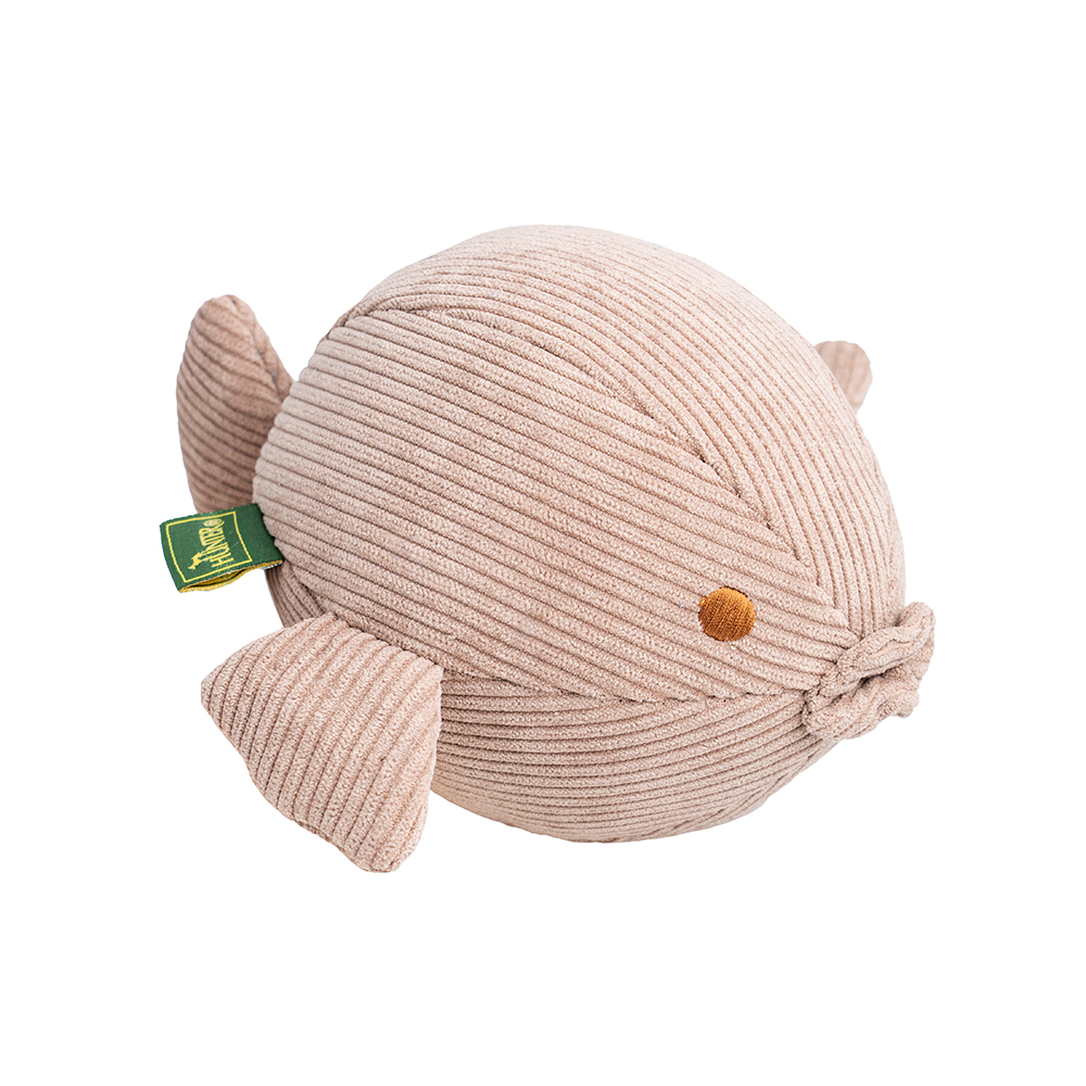 HUNTER Hundespielzeug Wales Kugelfisch beige, Maße: ca. 23 cm von Hunter