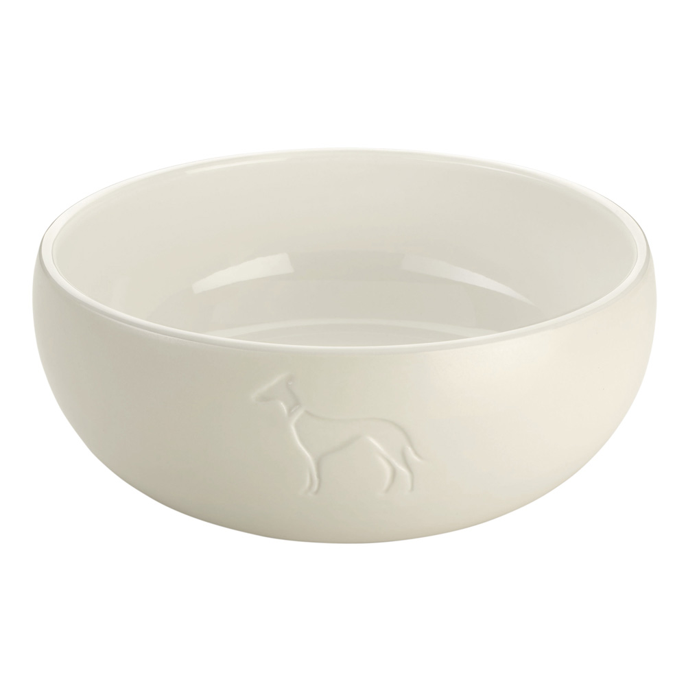 HUNTER Keramik-Hundenapf Lund weiß, Durchmesser:  ca. 13,5 cm von Hunter