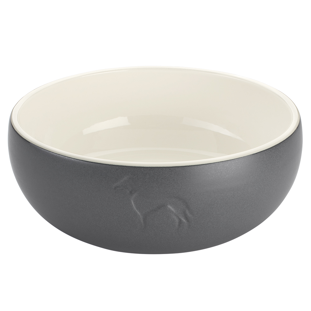 HUNTER Keramiknapf Lund, grau - 550 ml, Ø 13 x H 6,5 cm HUNTER Keramiknapf Lund, grau - 550 ml, Ø 13 x H 6,5 cm von Hunter