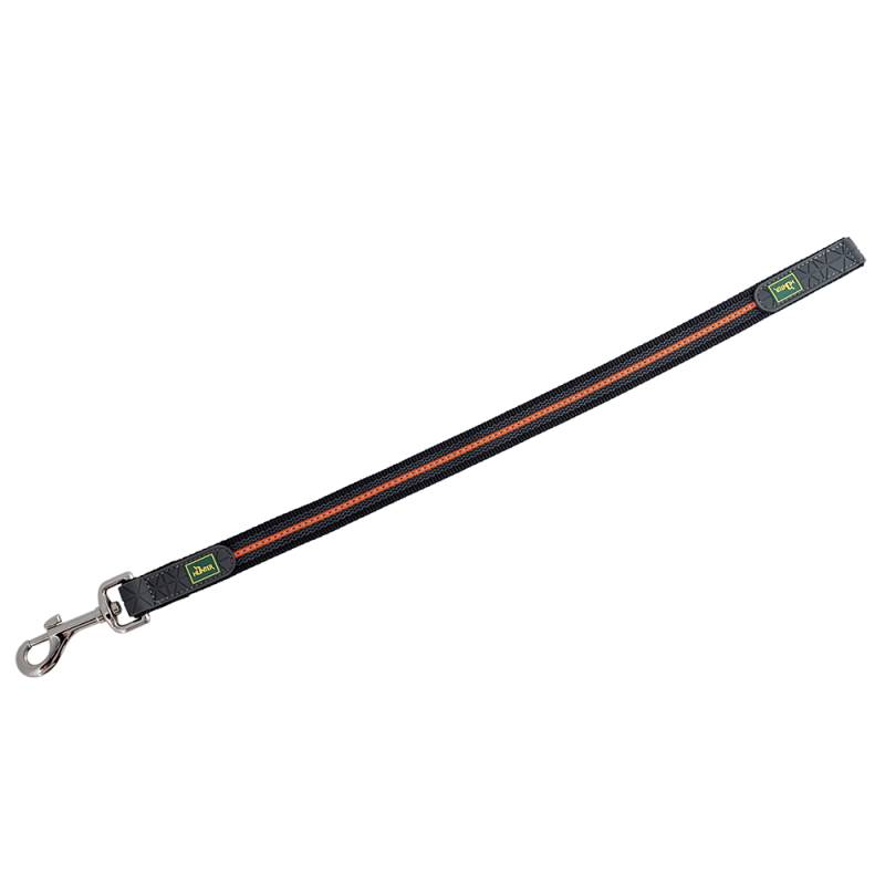 HUNTER Kurzführer-Leine Visby Super Grip orange, Breite: ca. 2 cm, Länge: ca. 50 cm von Hunter