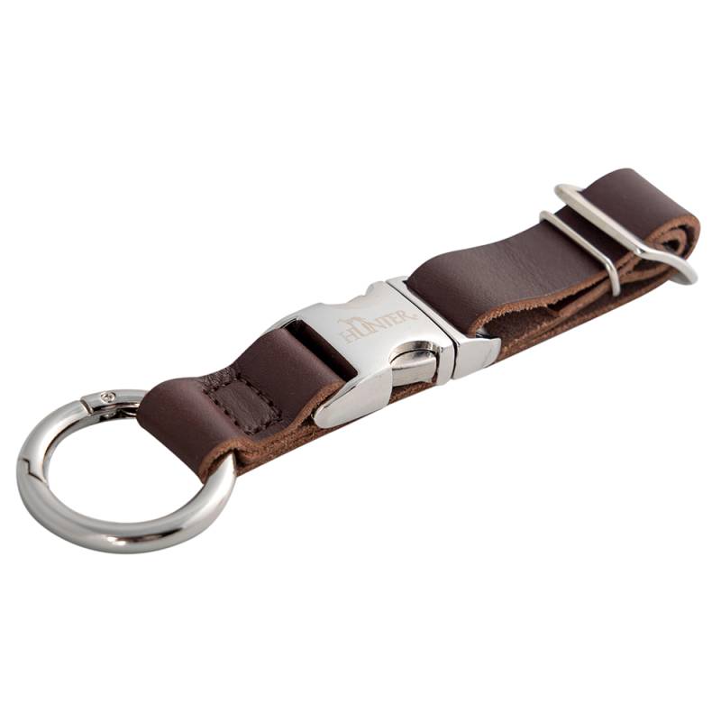 HUNTER Leinenhalter Barrit dunkelbraun, Maße: ca. 16 x 2 cm von Hunter