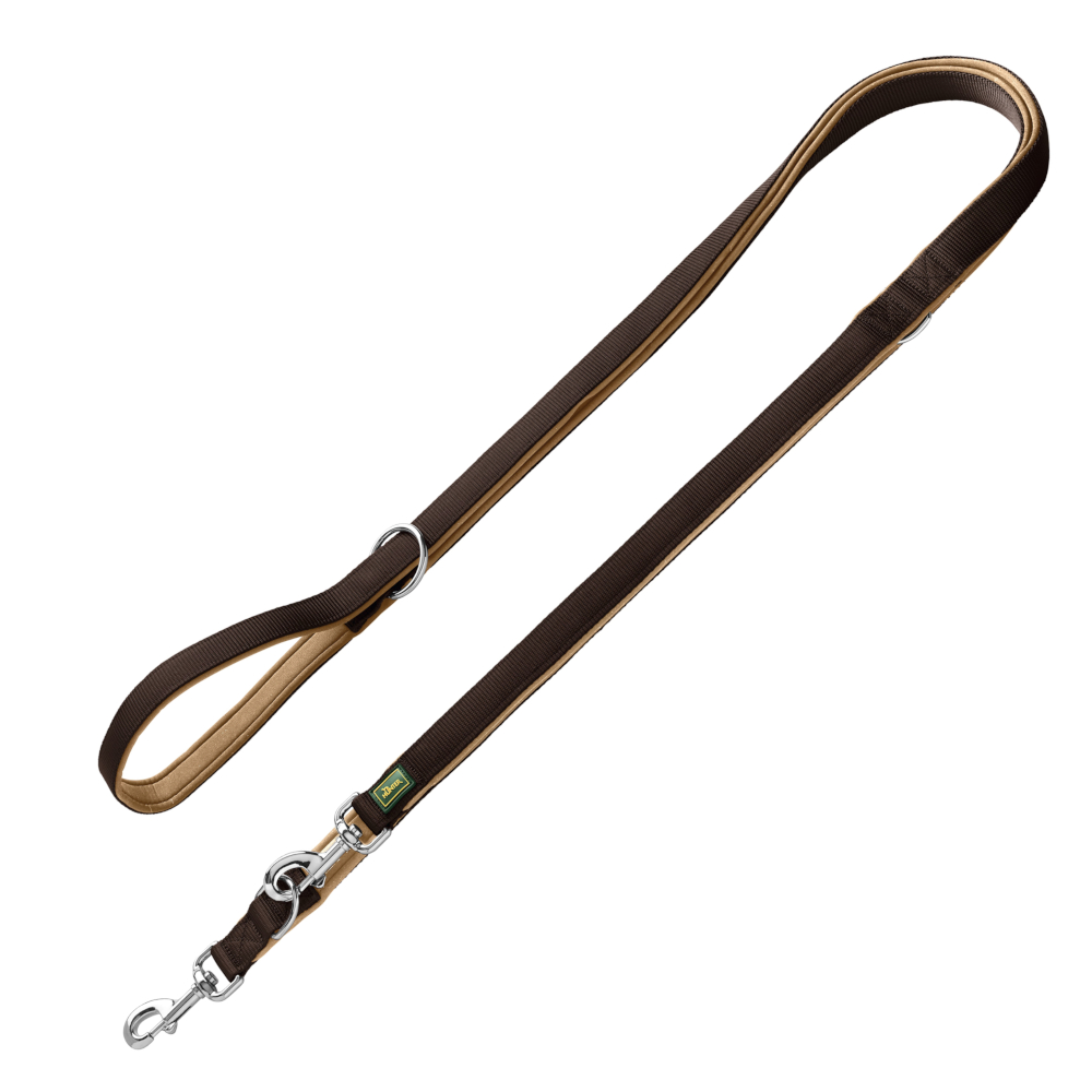 HUNTER Neopren Führleine, braun/karamell - 200 cm lang, 15 mm breit HUNTER Neopren Führleine, braun/karamell - 200 cm lang, 15 mm breit von Hunter