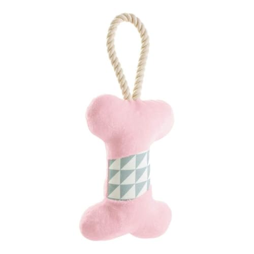 HUNTER Salima Hundespielzeug für Welpen, Knochen, rosa, 18 cm von HUNTER