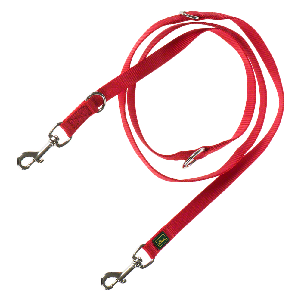 HUNTER Set: Halsband Vario Basic + Hundeleine, rot - Halsband Größe XL + Leine 200 cm, 20 mm von Hunter