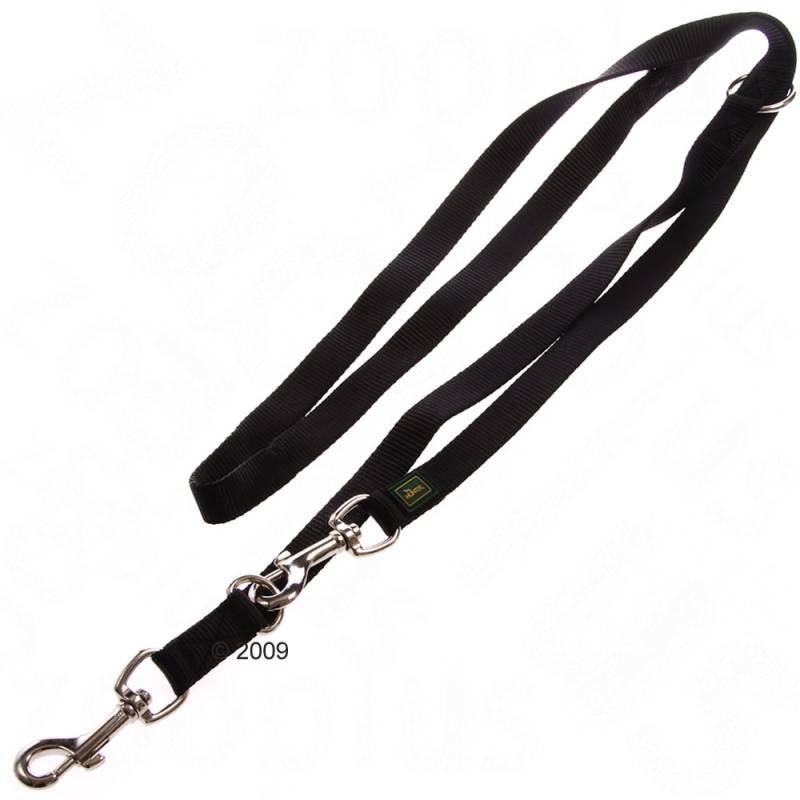 HUNTER Set: Halsband Vario Basic + Hundeleine, schwarz - Halsband Größe L + Leine 200 cm, 20 mm von Hunter