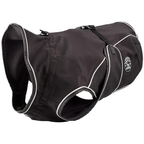 HUNTER UPPSALA SOFTSHELL Hundemantel, Funktionsmantel, 40, schwarz von HUNTER