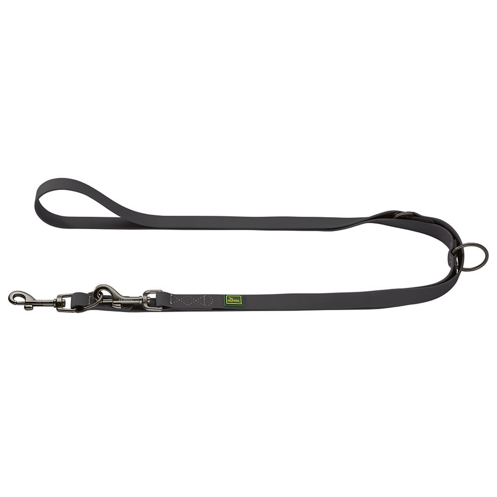 HUNTER verstellbare Führleine Havanna Mini schwarz, Breite: ca. 1,5 cm von Hunter