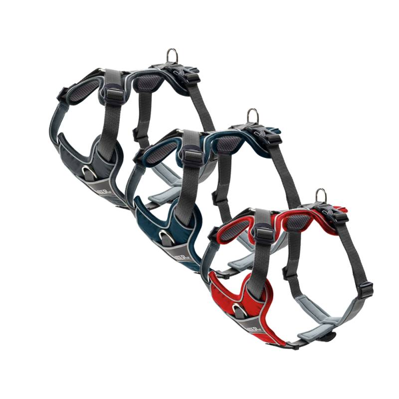 Hunter Geschirr Divo Rot/Grau - M von Hunter