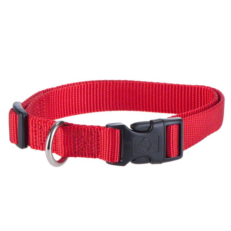 HUNTER Halsband Ecco Sport Vario Basic, rot - Größe M: 35 - 53 cm Halsumfang, 20 mm breit von Hunter
