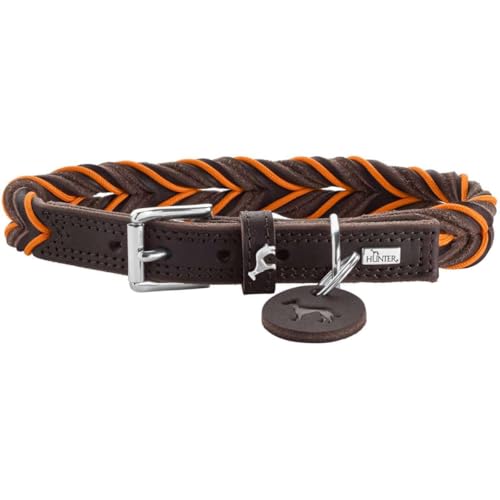 HUNTER Halsband Solid Education Cord Farbe Dunkelbraun/orange, Größe 40 HUNTER Halsband Solid Education Cord Farbe Dunkelbraun/orange, Größe 40 von HUNTER