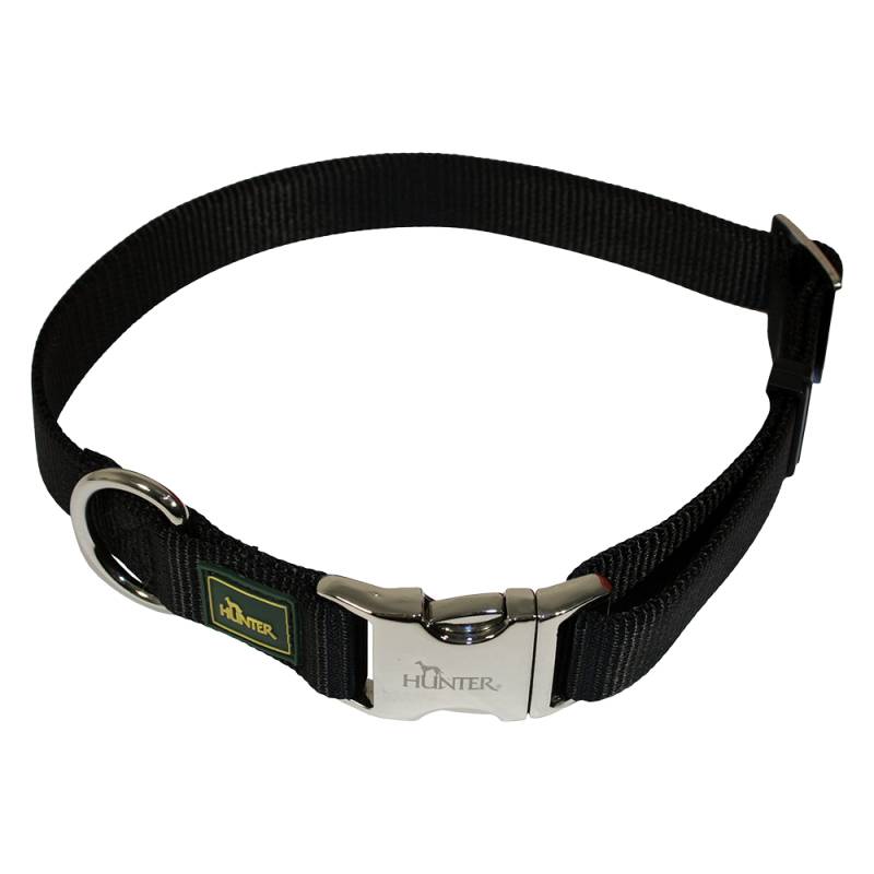 HUNTER Halsband Vario-Basic Alu-Strong, schwarz - Größe XL: 45 - 65 cm Halsumfang von Hunter