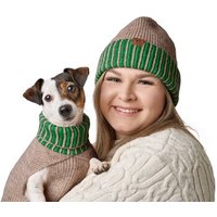 Hunter Hundepullover Odense mit Mütze (Set) beige 40 cm von Hunter